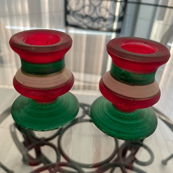 Christmas candle holders - Picture 2 of 3